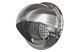 SS151 stainless steel bullnosed large mesh vent grille 150mm